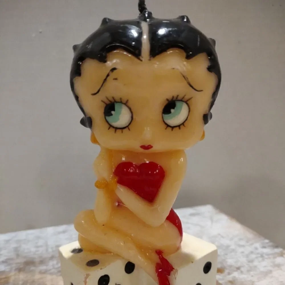 Vintage Betty Boop Candle Great Colors. C1